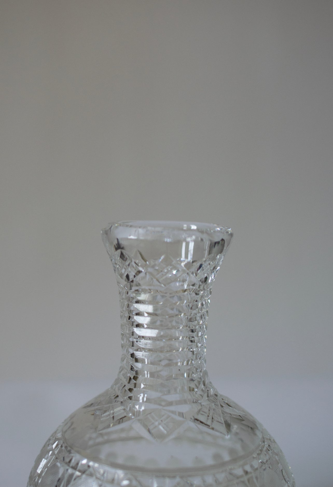 Vintage Cut online Glass Decanter